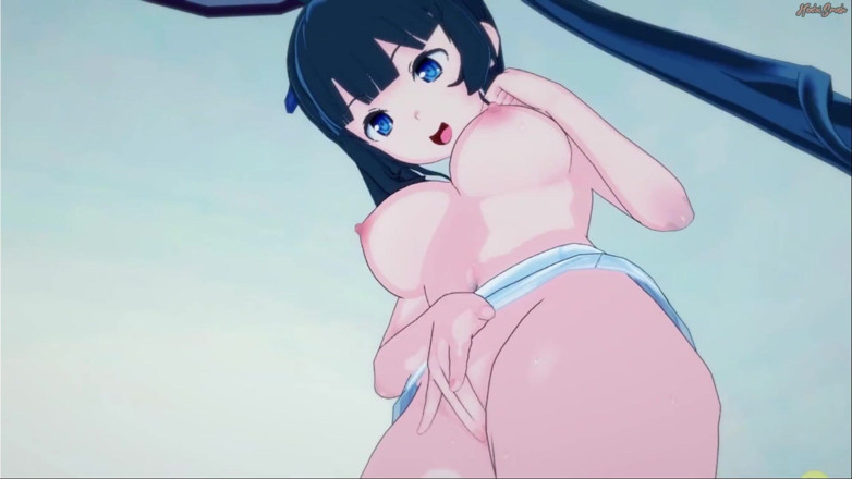 Hentai Smash: Гестия трахает себя пальцами в своей спальне, пока не кончит. Хентай DanMachi
