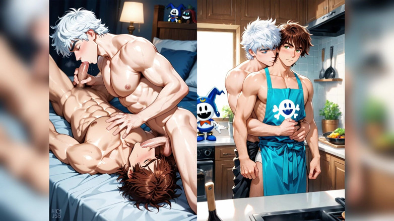 Office boy: Novio folla en dormitorio se corre