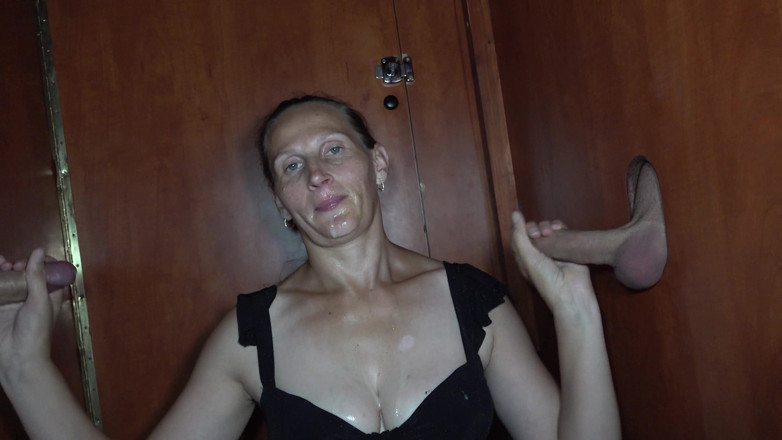 TuttiFruttiClub: Vicky and Jenny Glory Hole Blow