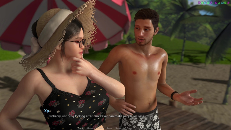 Porny Games: Friendly Housewife by White Foam - Wearing Only Body Paint on...