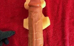 Una polla de 26 cm no encajaba en tu nueva muñeca sexual - ¡sexo vertical!