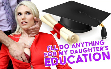 Pervz: Edepsiz sarışın orta yaşlı seksi kadın müdürün götünü yalıyor ve üvey...