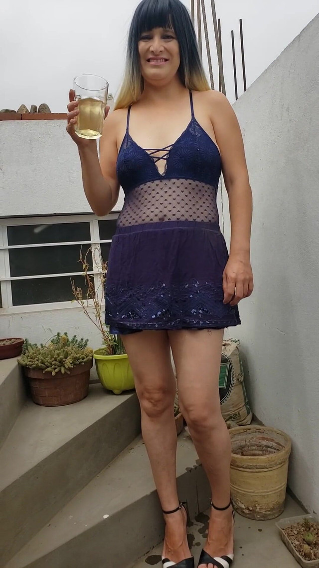 Stepsister Slurps Her Own Pee on the Roof Stairs (Agnes Swallow)