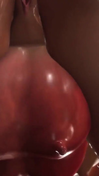 Gadis seksi dengan toket dan ambing diborgol lagi asik seks anal