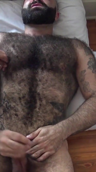 Hung, Uncut Bear Deep Fucks Young Latin Hole