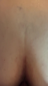 Sperma på stor röv