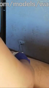 #205(2) Male Waxing. Smooth Penis and Scrotum