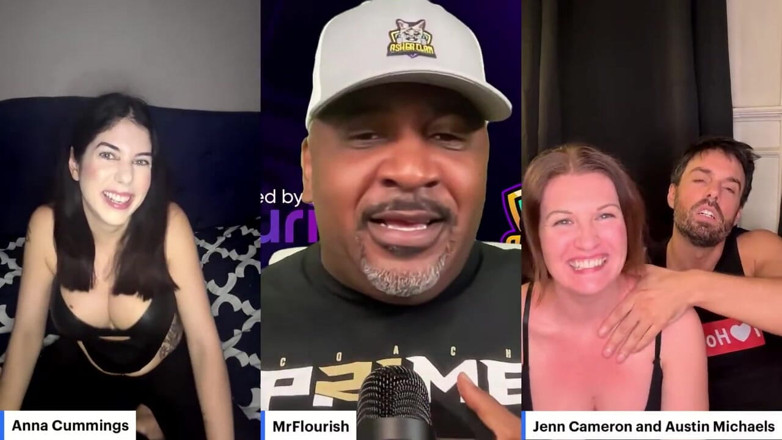 Mr Flourish Live: Mrflourish Podcast "The Morning After" com a estrela adulta convidada Anna...