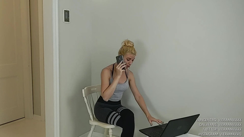 VieraMayXXX: Du possierst mich aus rache - yogahosen
