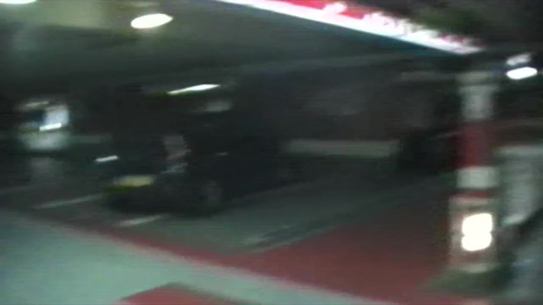 Gaybareback: Ebony twink fucked in parking by XXL cock