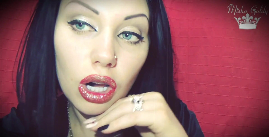 Goddess Misha Goldy: Dieses gesicht, das dein Leben und dein Portemonnaie ruiniert! Mein!...