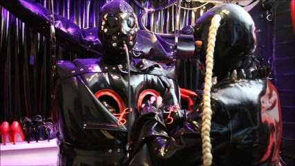 Rubber And Bondage Girl Kim: The heavy rubber session