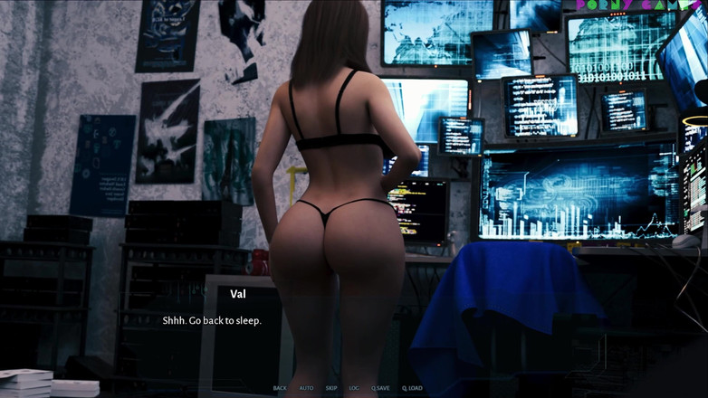 Porny Games: Кибернетическое соблазнение 1-м вечером - Развлекаюсь в ночном клубе (2)