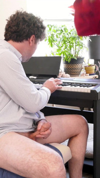 Stepmom Teaching Piano Lets Stepson Fuck Her Ass to Make It More Fun