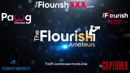 The Flourish XXX: Hannah Grace and Queen Rose Freya blowbang on flourish amateurs