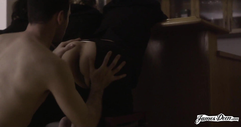 James Deen: Phoenix Marie, Dana Dearmond, Casey Calvert in reverse gangbang action...