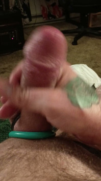 Stroking My Oily Cock