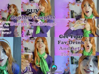 Puv Daphne Cosplay Burping Contest with Scooby