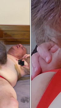 La Señora Carmen Angel En Sensual Mamada Roja 10823fap