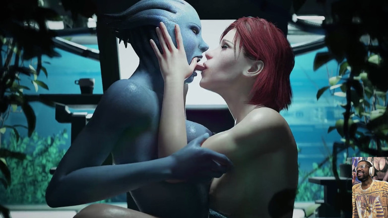 Good news media: Femshep глубоко заглатывает вкусный язык Liara, толстая задница большой молочной грудью, Waifu Twerks