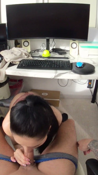 办公室女人与chrisal Hot