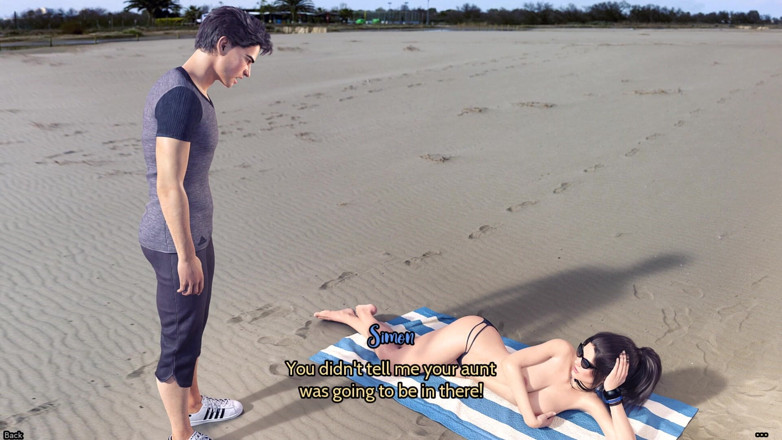 3D Cartoon Porn: 신선한 여자 5 - 세면대를 고정하는 동안 사이먼을 유혹하는 Lily >: 토플리스 비치