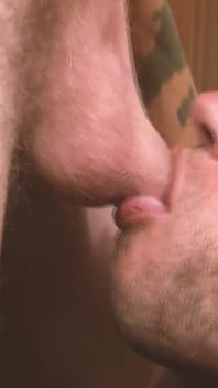Thirsty for Cum Skinny Twink Loves It When His Mature Friend Gives Him a Blowjob in the Office
