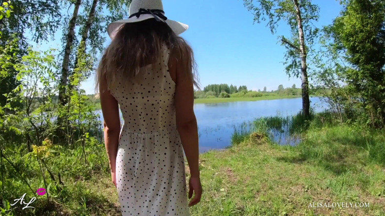 Alisa Lovely: Wonderful fuck with young babe outdoor POV