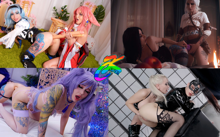 Ksu Colt: 一个视频中的我所有女孩 - 双洞齐插//张开