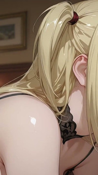Misa Amane Hentai Cosplay. Líná manželka Misa Amane se podává k večeři