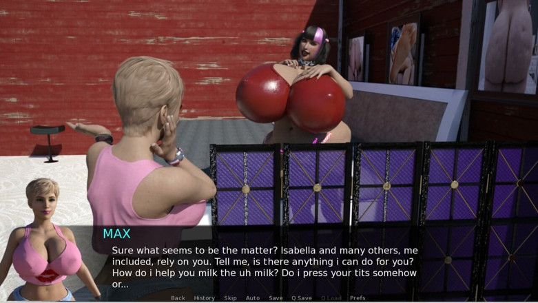 XXX Games Bunk - Trans: Futa Groves - Gameplay - Roleplay - Big Tits Futa Breeds the Mc...