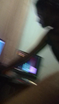Stepmom Comes to See What I'm Doing on the Computer