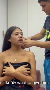 我向我的继妹解释如何勾引她的男朋友，直到我们最后操得非常努力和美味