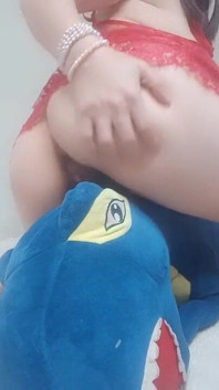 Perfect Ass and Pussy Ride Dinosour so Sexy Cute