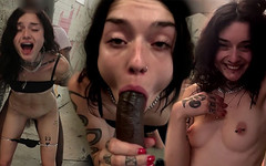 MadBros Prod: Drobná tetovaná goth podvádí svého přítele a dostane její zadek...