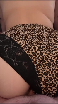 Fat Ass Doggy Style When Panties a Side