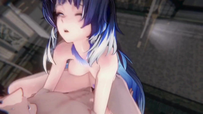 NSFWOtaku: Wuthering Waves - Yangyang &amp;suisui se aproximam com Rover 3D Hentai Animation