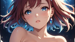 LustRender: Ascension éthérée : une jeune femme magnifique enveloppée de lumière céleste