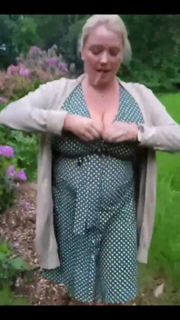Flashing my tits in Scotland 