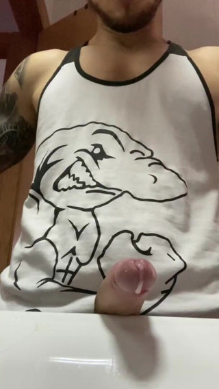 BoyGym: Cumshoot bez rukou !! Otevři ústa prezentujte mé lahodné mléko