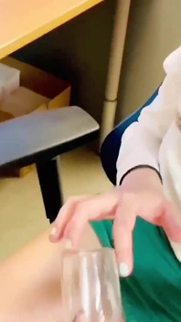 Office Cum Eating, Day at the Office, Soda Blowjob and Cum, Cheating Wife Sucks Boss Dick and Eats His Cum