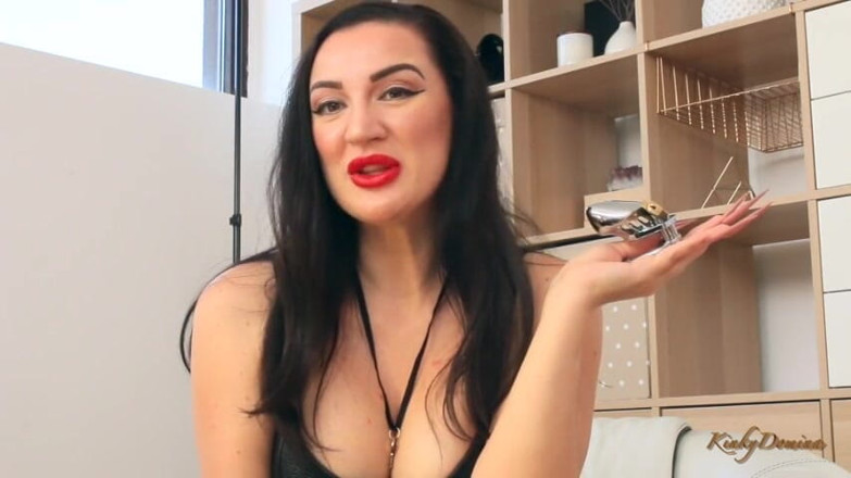 KinkyDomina: Zamknięty w czystości dla mojej przyjemności podczas Locktober