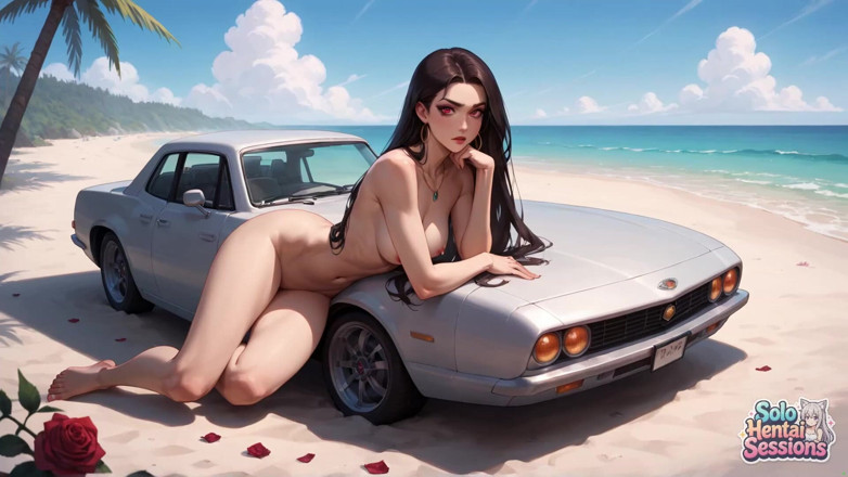 Solo Hentai Sessions: Dewi pantai platinum: fantasi berjemur solo