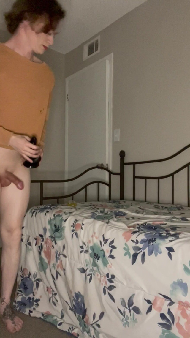 Sissy Tessa Fucks Her Ass and Cums Hard! (TessaRiversCD)