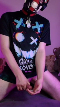 Playful Pup Jerks and Cums in Every Pose