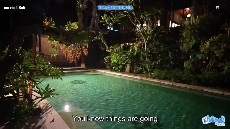 Khalamite: Anh ấy đụ đít cô ấy ở Bali - Alt Vlog kiểu Pháp - phụ đề tiếng Anh