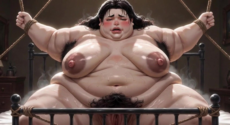 YOUR BEST FANTASY: สาวสวยตัวใหญ่อ้วนถูกมัดบนเตียง - เงี่ยนมากและต้องการน้ําแตกในหีเธอ