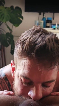 Setpdad and Stepson POV. Bearded Master Fucks Dave Wikkinson.