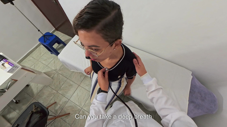 Gabi SweetCouplesStories: Abdominal Medical Examination by a General Practitioner.