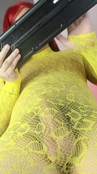 콜롬비아 시메일 통통한 백인 성기가 혼자 자랑하다
